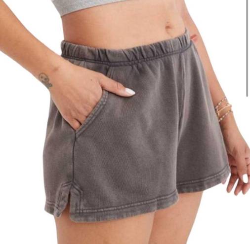 Aerie charcoal gray sweatshorts