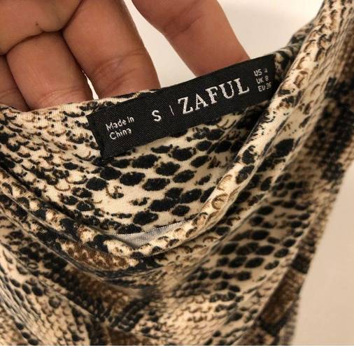 Zaful  Snakeskin Dress