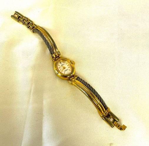 Boca Classics genuine diamond quartz watch