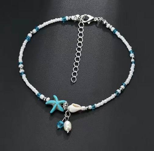 Women's Beaded Starfish Anklet