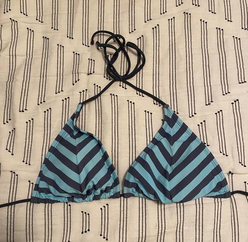 Mossimo Supply Co Grey And Blue Swimsuit Top