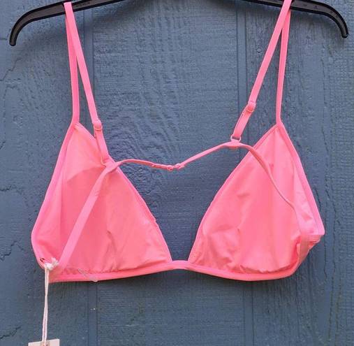 Good American NEW  Women's Plus Size 3X Sugar Pink Perfect Fit Bikini Top