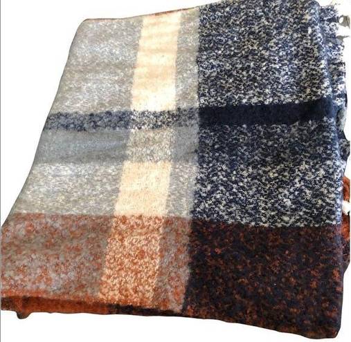 Mixit Winter Rich Colors Blanket Scarf W/Fringe 86X22  Cozy Soft Warm