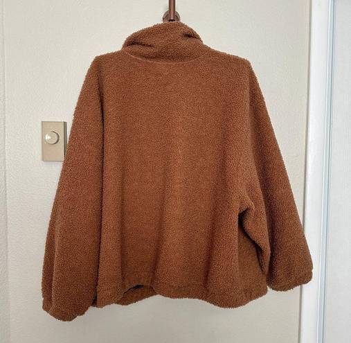 Universal Threads Universal Thread Women’s 3X Teddy Bear Sweater Jacket Half Zip Pull Over