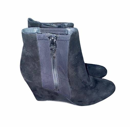 Via Spiga  black suede leather booties, 7M