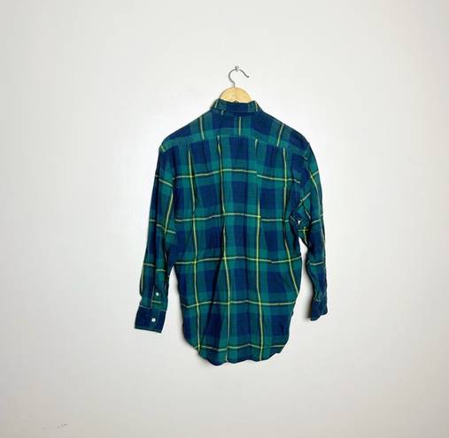 Polo Vintage  Ralph Lauren Oversized Plaid Shirt Size 6 EUC