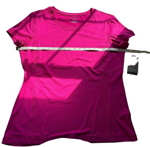 Tek Gear  DryTek Pink Short Sleeve Workout Shirt Size XL NWY