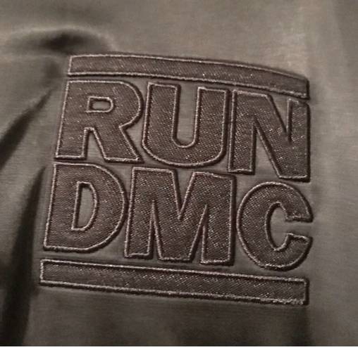 Adidas Originals x Run DMC Puffer Jacket M Bomber Black Red Lining Supergirl