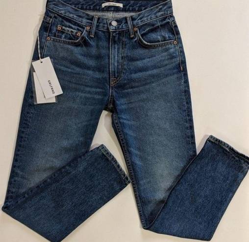 GRLFRND NEW  Jane Slim Straight Leg With A High Rise Jeans Size 30