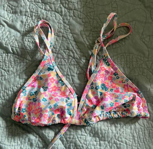 Target Flower Bikini Top