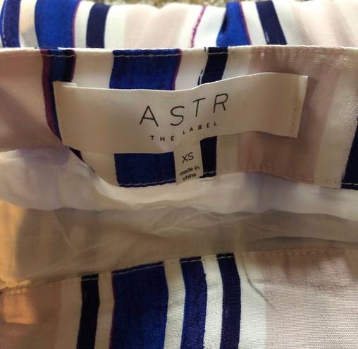 ASTR Striped Skirt