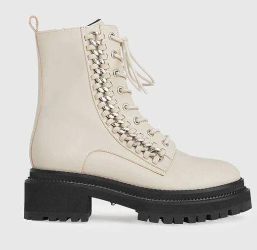 Rebecca Minkoff NWT  Women’s Edie Chain Lug Sole Boot Boots Lace Up Chunky Size 9