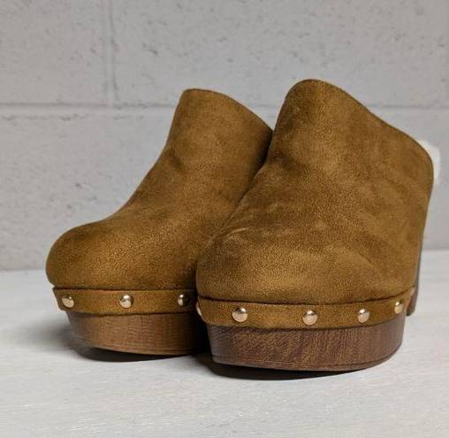 Mudd Y2K Mule Clog Faux Fur NWOT