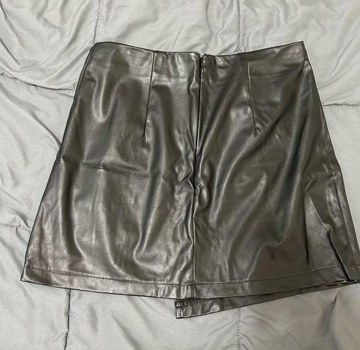 Amazon Faux Leather Mini Skirt