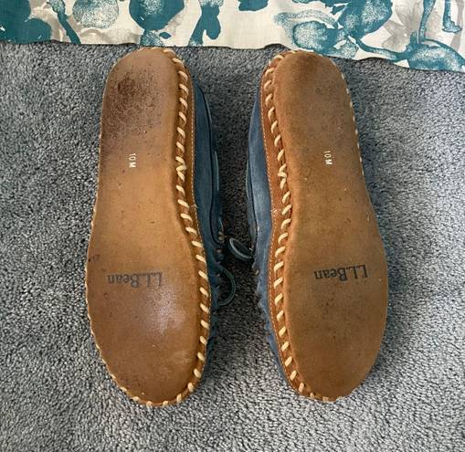 L.L.Bean  Blue Moccasins