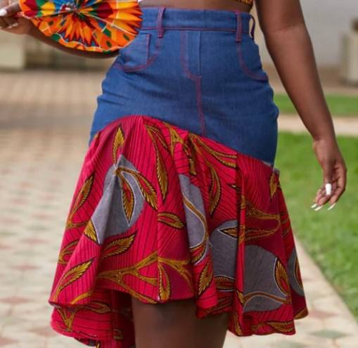 True Fond NWOT  Ghana Papayeasa skirt - 8