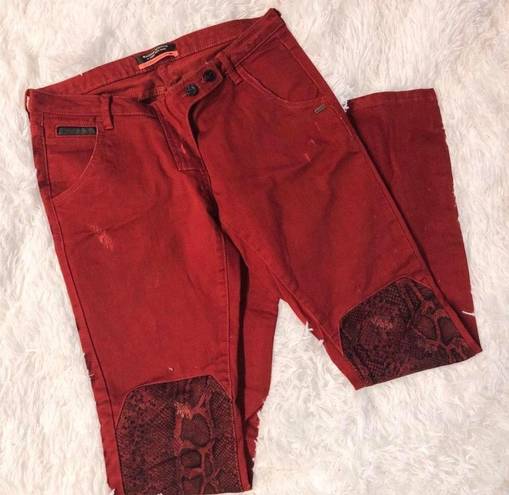 Scotch & Soda Snake Panel Jeans