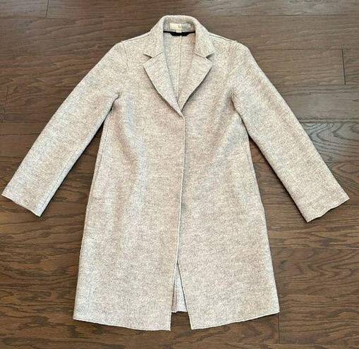 Boden Sally Boiled Wool in Gray Trench Long Coat Size 4 R