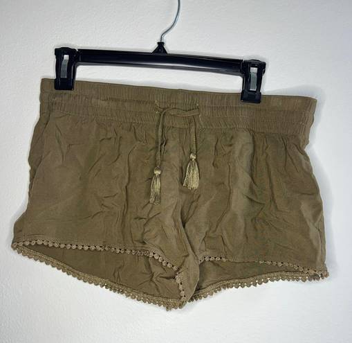 Lounge Olive Boho  Shorts