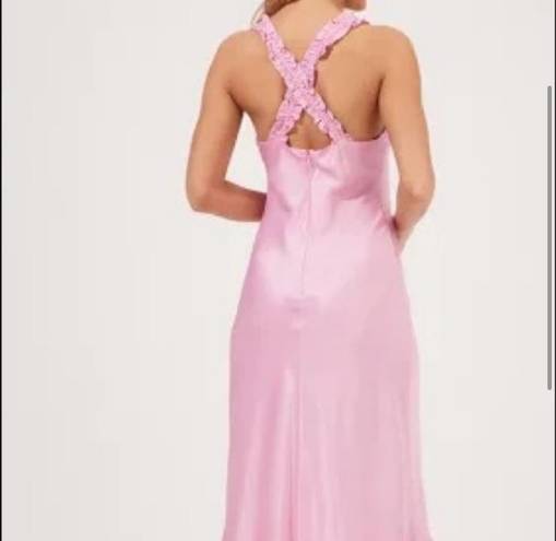 ASTR the label Pink Saten Dress