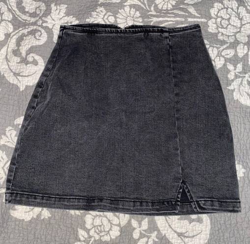 Wild Fable Black Denim Skirt