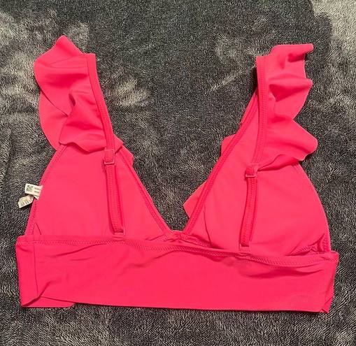 Aerie Pink Triangle Bikini Top