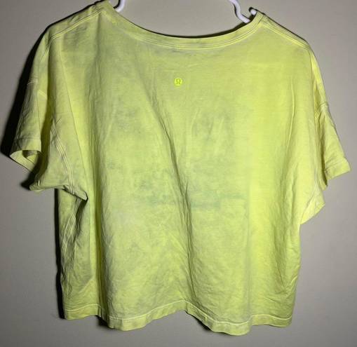 Lululemon  Neon Yellow Tee