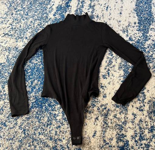 n:philanthropy Brooke Turtleneck Bodysuit in Black XS