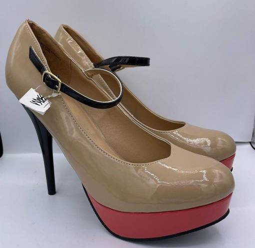 Mossimo Supply Co Mossimo glossy platform high heels women’s Size 10