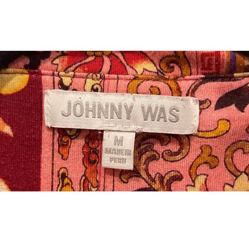 Johnny Was Dragonia Longsleeve Whimsical Red Dragon Pajama Shirt