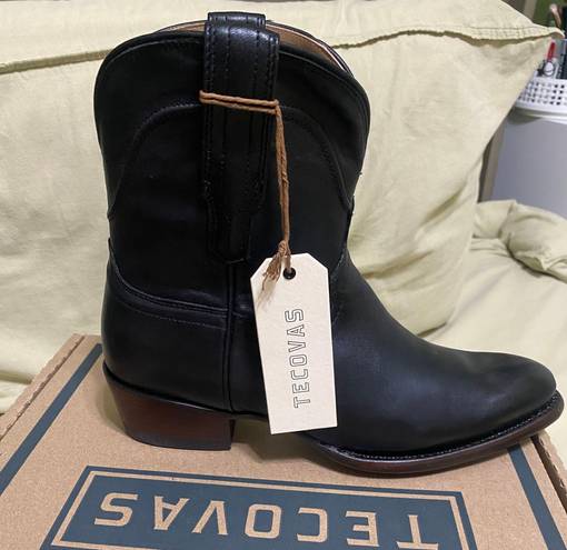 Tecovas “The Penny” Black Western Booties