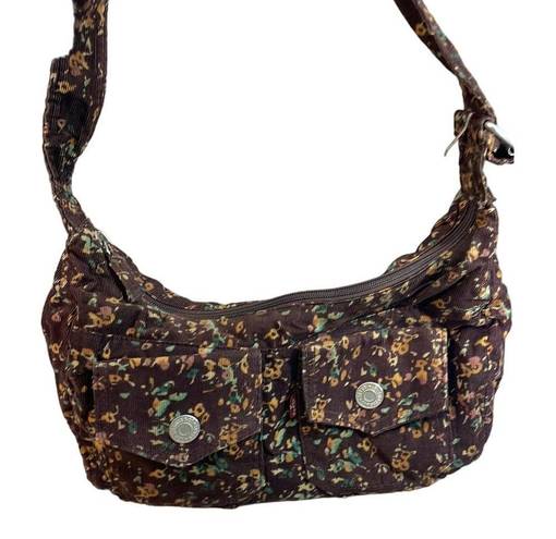 Levi Strauss & CO. Vintage Y2K Levi Strauss Red Tag Corduroy Floral Print Shoulder Purse/Handbag