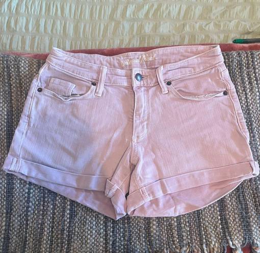 Universal Threads Lavender Cuffed Denim Shorts