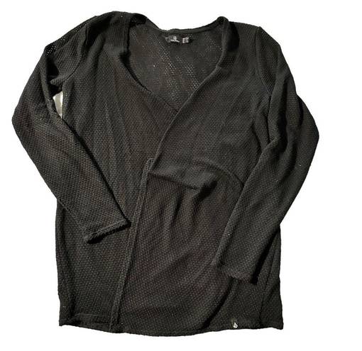 Volcom  women's black knit cardigan