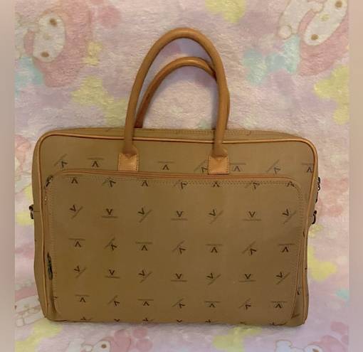 Valentino Vintage Designer briefcase (perfect for laptop bag) 1969 Brown