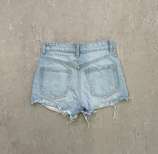 ZARA Distressed Denim Shorts