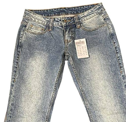 J. Galt  Shanghai High-Rise Flared Leg Jeans Stone Wash Denim Size Small Women NWT