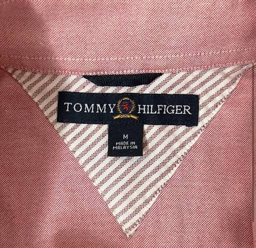 Tommy Hilfiger 100% Cotton Men’s Pink Button Down Shirt