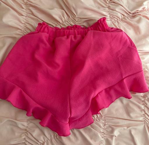 Pink Ruffle Skirt