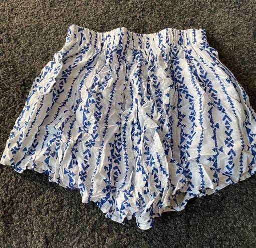 En Crême 2406 en creme printed pleated shorts NWOT