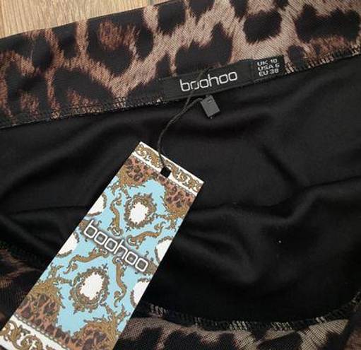 Boohoo Cheetah Skirt