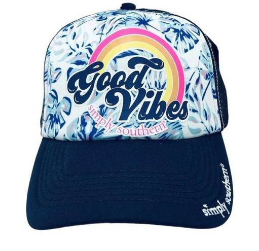 Simply Southern NEW  Good Vibes Mesh Trucker Hat