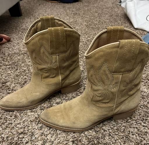 TJ Maxx Brown Cowgirl Booties 