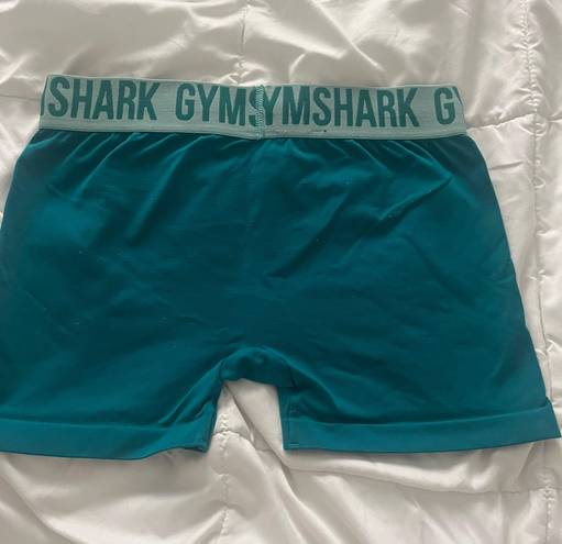 Gymshark Teal Spandex Shorts