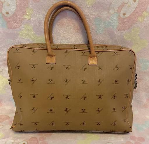 Valentino Vintage Designer briefcase (perfect for laptop bag) 1969 Brown