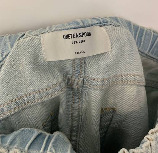 One Teaspoon Hustler Shabbies Boyfriend Drawstring Jean