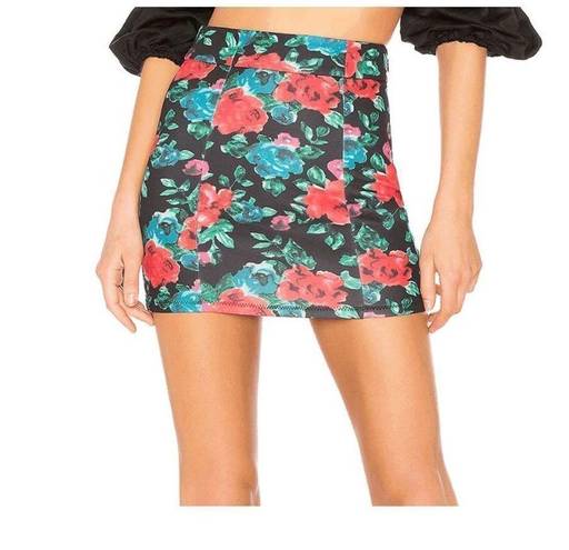 Lovers + Friends NWT  Sandy Mini Skirt in Size S Floral Print