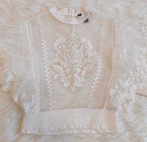 Forever 21 Sheer blouse Size 5