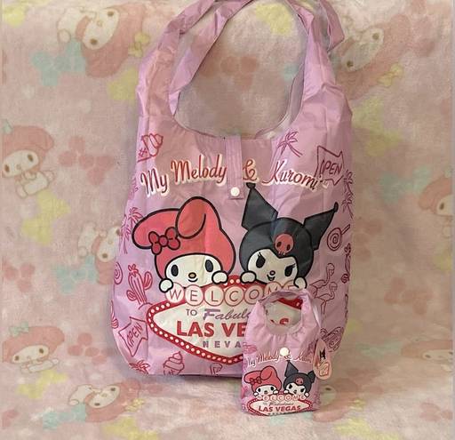 Sanrio My Melody & Kuromi Authentic  “Las Vegas” tote & mini tote, bag set (NEW)