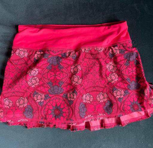 Lululemon Guava Lava Pace Setter Skirt 